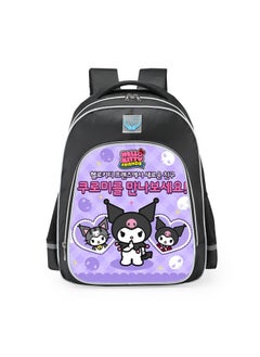 Primary school girls' schoolbag 1-3-6 years old backpack shoulder pad lightweight pink warning strip backpack,B-10-Reflex-Small-Ku-Black