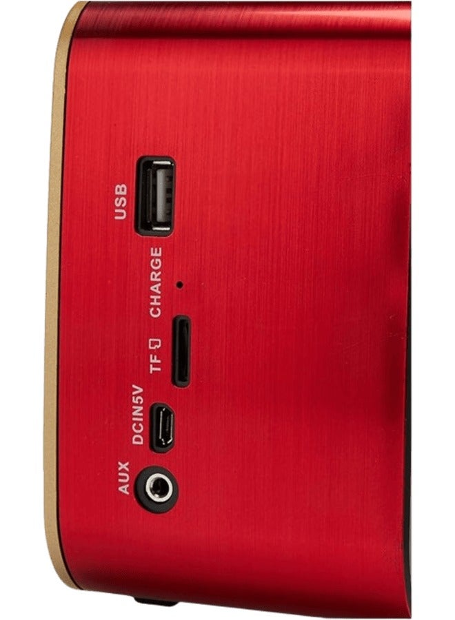 Retro RadioYS-3199BT Bluetooth Flashlight Fm Pendrive (Red) - Image 3