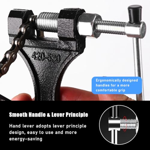 Dickno Chain Breaker #420-530, Chain Break #420 428 520 525 528 530, Chain Tool Fit for Motorcycle Bicycle Dirt Pit Bike ATV Quad Go Kart Scooter, Universal Motorcycle Accessories - Image 4