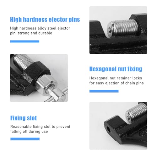 Dickno Chain Breaker #420-530, Chain Break #420 428 520 525 528 530, Chain Tool Fit for Motorcycle Bicycle Dirt Pit Bike ATV Quad Go Kart Scooter, Universal Motorcycle Accessories - Image 3