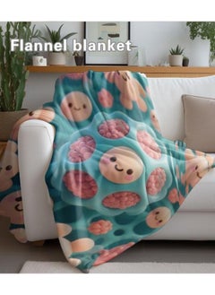 General Baby and children's cartoon flannel thin blanket (warm and comfortable, suitable for sleep, games) 70cm*100cm  - Image 3