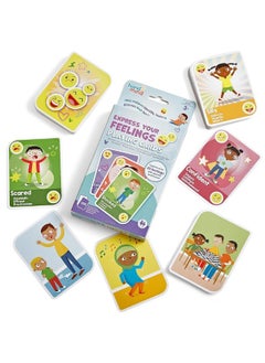 hand2mind hand2mind Express Your Feelings Playing Cards, Emotions Cards, Flash Cards for Toddlers, Kids Card Games, Play Therapy Toys, Therapy Games, Social Emotional Learning Activities, Social Skills Games  - Image 4