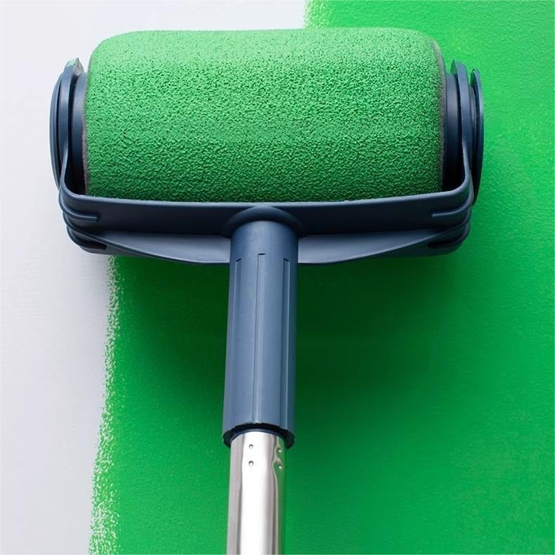 WU Latex Paint Roller Brush - Fine Bristle, No Dead Corners, Wall Painting Tool - Image 5