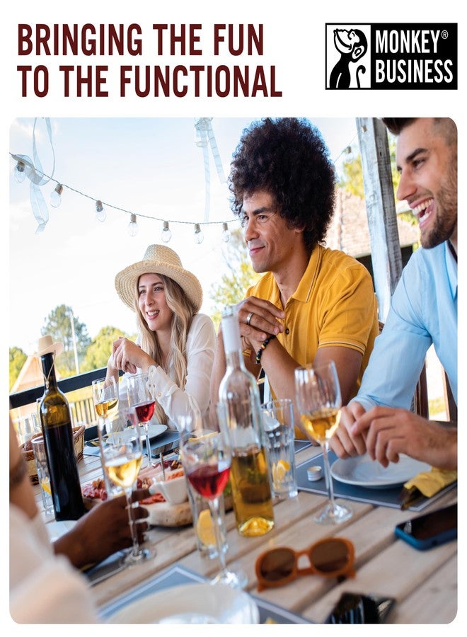 Monkey Business Howdy - 2-Pack Cowboy Hat Wine Stoppers - Fun Silicone Bottle Stoppers Keep Wine Fresh - Novelty Kitchen Gadgets & Cute Wine Accessories - Image 3