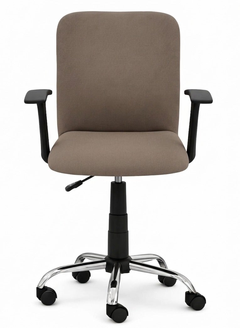 ترف كوم كرسي مكتب مريح بمسند ظهر مرتفع وقابل للتعديل - Image 1