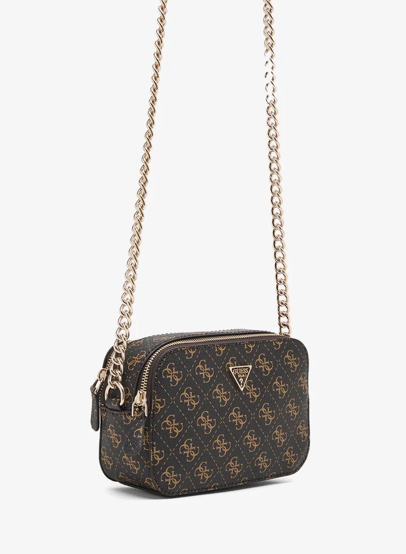 GUESS  Noelle Logo Detail Zip Through Crossbody for Women | Best Price UAE