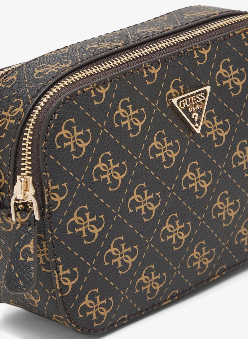 GUESS  Noelle Logo Detail Zip Through Crossbody for Women | Best Price UAE