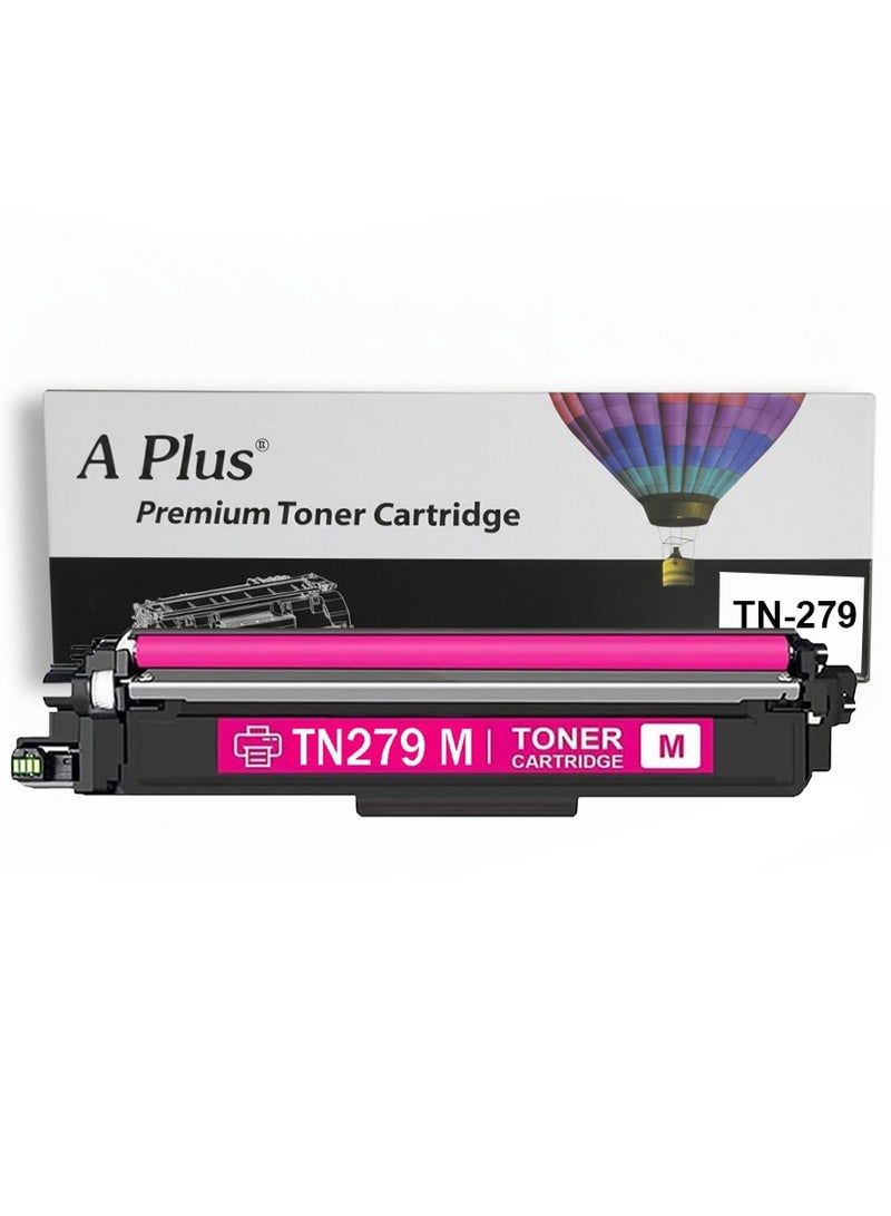 APLUS A Plus TN-279 Compatible Toner Cartridge Magenta Tonner for Brother HL-L3280CDW, DCP-L3520CDW, DCP-L3560CDW, MFC-L3720CDW, MFC-L3760CDW Printers - Image 1