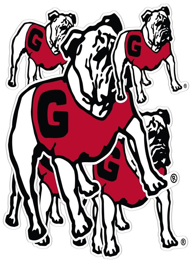 Desert Cactus University of Georgia Sticker Bulldogs UGA Dawgs Vinyl Decals Laptop Water Bottle Car Scrapbook Sheet T3 (Type 3-7) - Image 1
