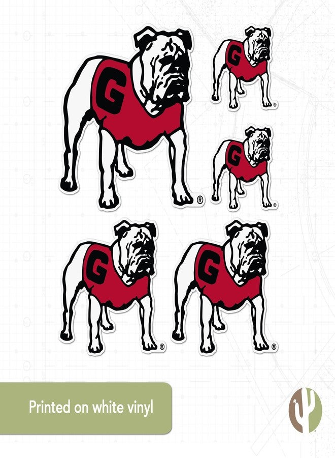 Desert Cactus University of Georgia Sticker Bulldogs UGA Dawgs Vinyl Decals Laptop Water Bottle Car Scrapbook Sheet T3 (Type 3-7) - Image 5