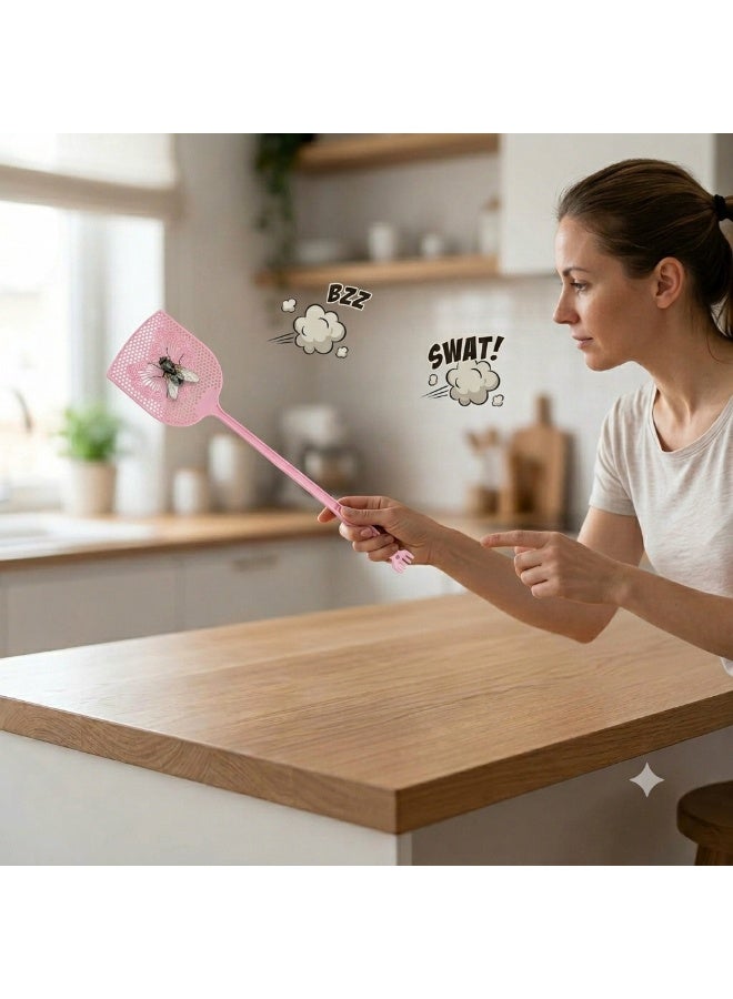 Hope Fly Swatter with Back Scratcher, Assorted Colours and Designs, Dual-Purpose Household Tool for Swatting Flies and Reaching Hard-to-Reach Areas, Practical Everyday Home Cleaning and Personal Comfort Accessory - Image 4