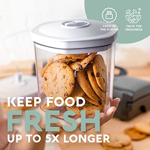 Avid Armor 3 Piece Vacuum Food Container Set for Home Kitchen with Accessory Hose in 2L, 1.4L, and 0.7L Sizes BPA Free - Image 3