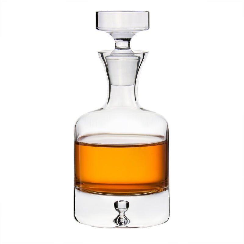 Ravenscroft Crystal Ravenscroft Crystal  Elegant EuropeanMade HandBlown Taylor Decanter with Stopper  100 LeadFree Crystalline  35 FL Oz  GiftBoxed 