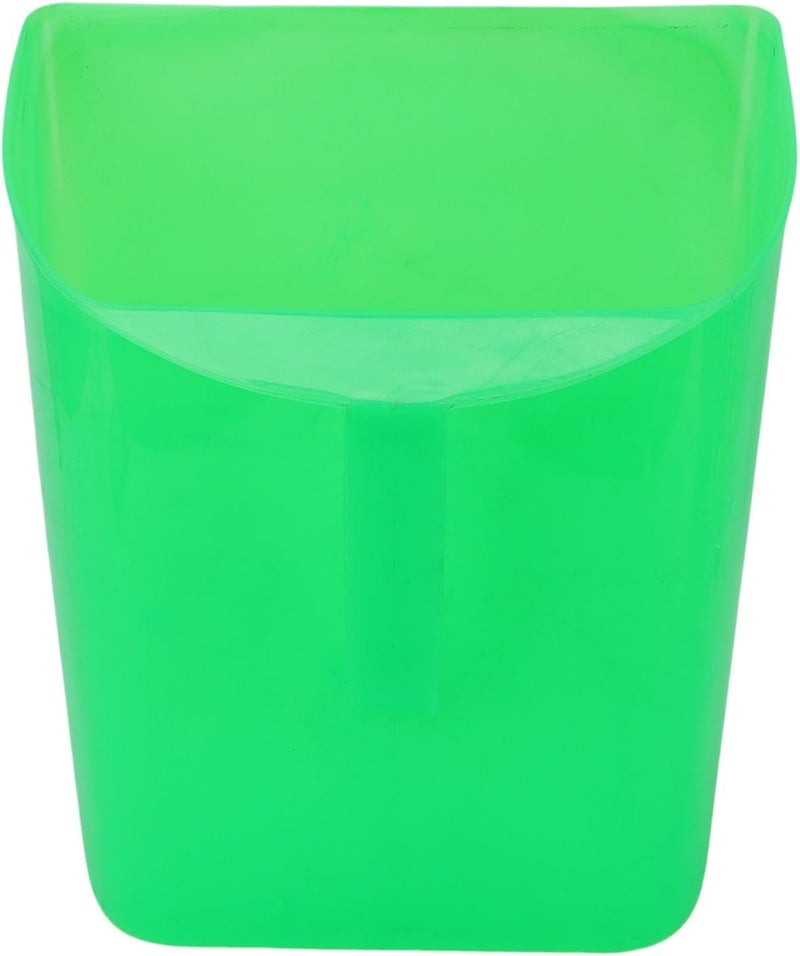 Asixxsix Feed Scoop, Enclosed Design Large Plastic Grains Scoop Easy to Clean, Livestock Feed with Sturdy Handle for Horse Chicken Farm Animal - Image 3
