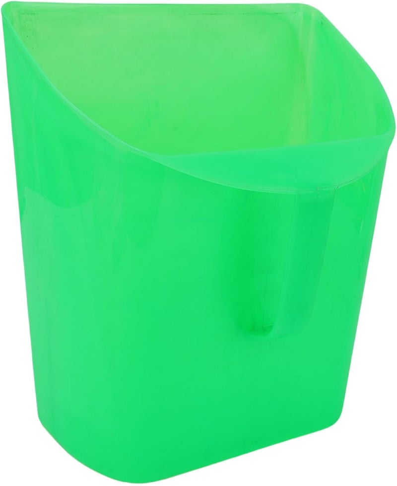 Asixxsix Feed Scoop, Enclosed Design Large Plastic Grains Scoop Easy to Clean, Livestock Feed with Sturdy Handle for Horse Chicken Farm Animal - Image 1