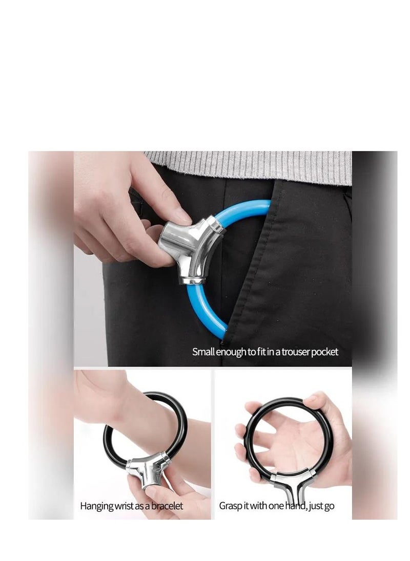 Generic Mini Bike Lock Cable Portable Anti-Theft Bicycle Security Cycling Zinc Alloy Senior Waterproof Travel Luggage Locks Helmet  - Image 5