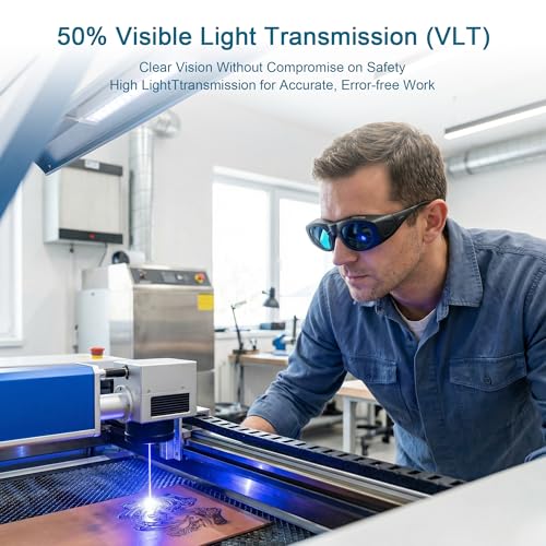 MCWlaser Laser Safety Glasses 600-1100nm OD6+, Picosecond Laser/Cold Light/Yag Laser/Module Infrared Laser Eye Protection Laser Goggles for 755nm, 808nm, 980nm, 1064nm, 1080nm - Image 5