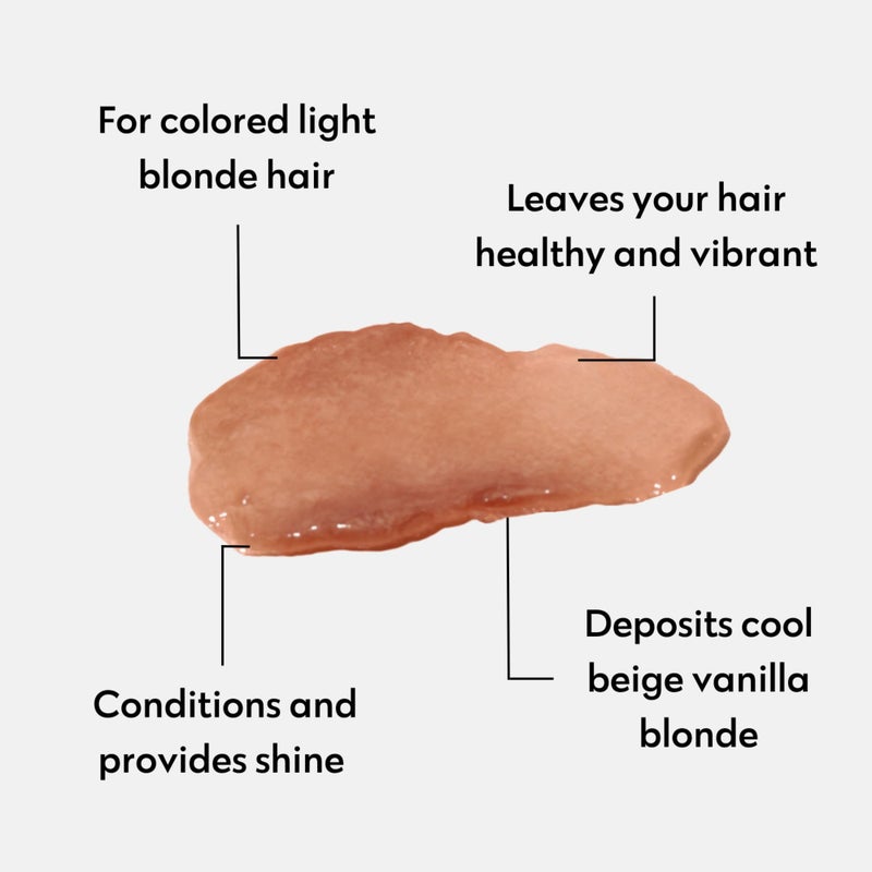 Four Reasons Color Mask - Vanilla Blonde - (27 Colors) Color Depositing Conditioner, Toning Treatment, Tone & Enhance Color-Treated Hair - Semi Permanent Hair Dye, Vegan and Cruelty-Free, 6.76 fl oz - Image 4