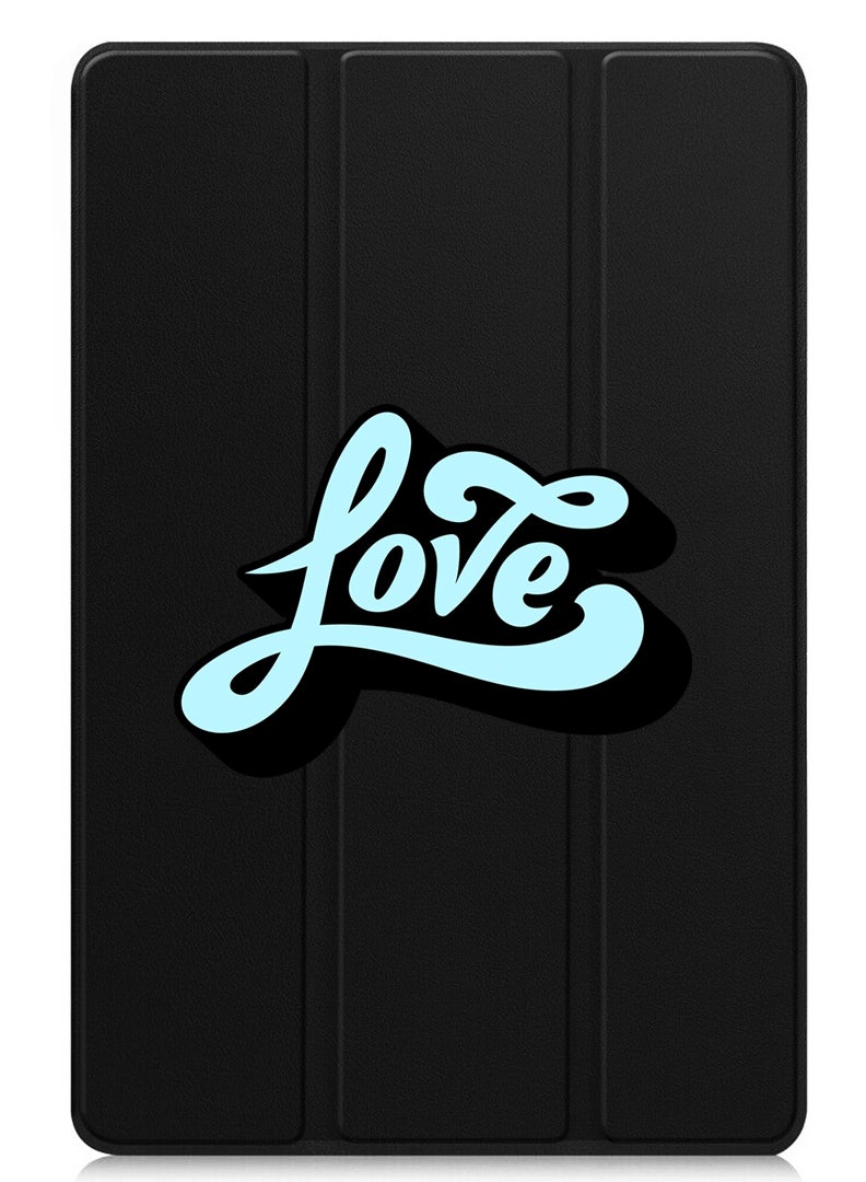 Theodor Protective Flip Case For Huawei MatePad 11.5 S (2024) With Trifold Stand Auto Wake Sleep Shockproof Cover Be Happy-01 - Image 1