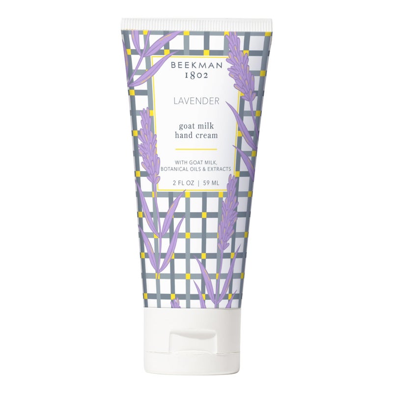Beekman 1802 Goat Milk Hand Cream â€“ Lavender â€“ Scented â€“ 2 oz â€“ Moisturizing Hand Lotion for Dry Skin â€“ Non-Greasy â€“ Sensitive Skin Safe â€“ Cruelty Free - Image 1