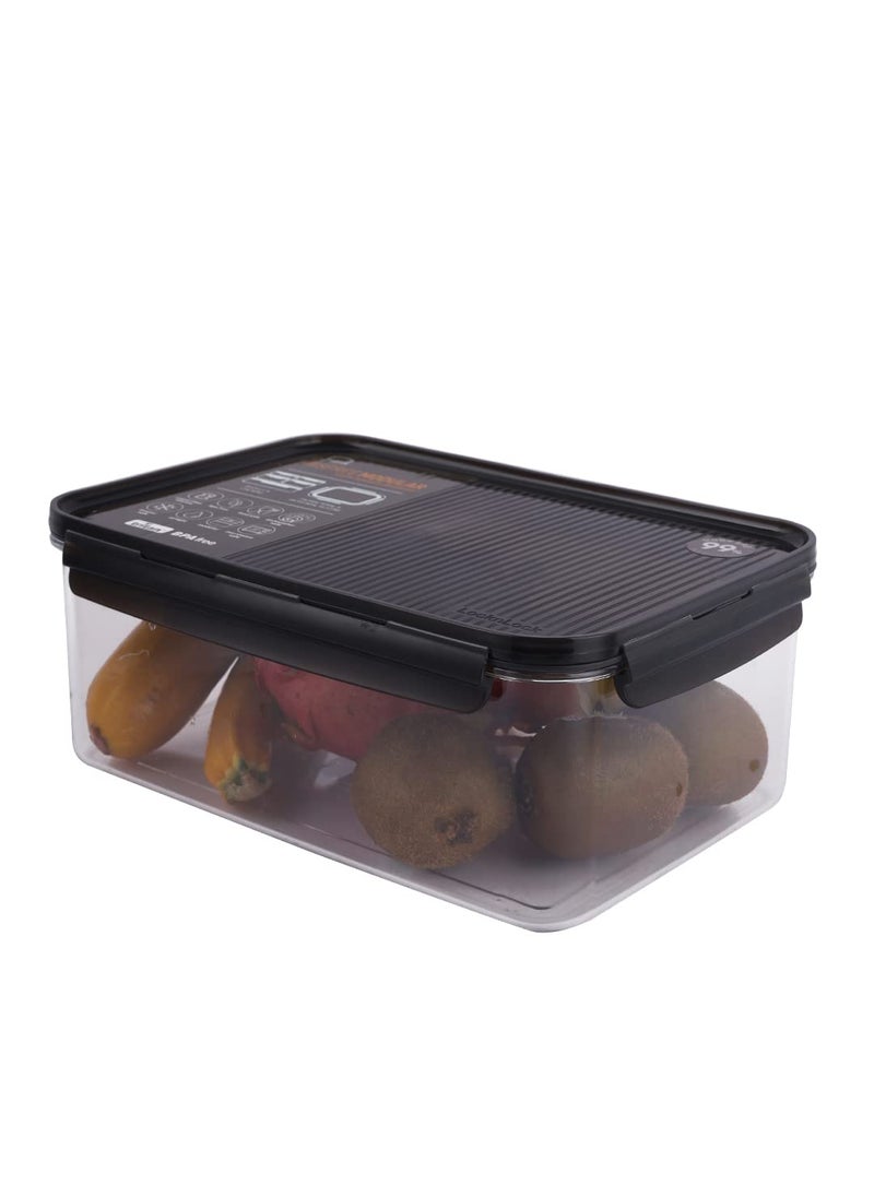 LOCK & LOCK - Lock & Lock Rectangular Bisfree Modular Food Storage Container, 3.5 Litres, 1 Piece, Transparent - Image 1