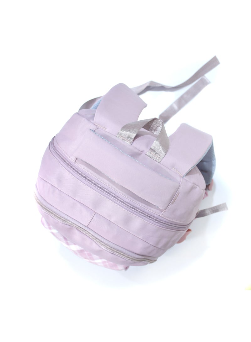 FUERCHEN High quality nylon school backpack for girls and boys, Pink - Image 5