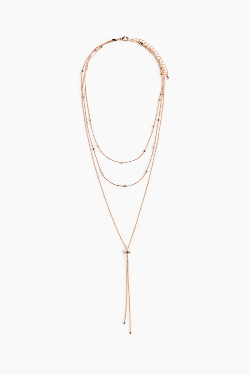 Three-strand necklace