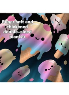General Baby and children's cartoon flannel thin blanket (warm and comfortable, suitable for sleep, game use) 70cm*100cm - 678  - Image 4