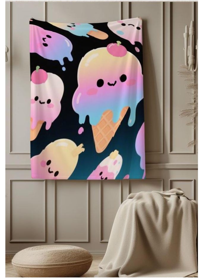 General - Baby and children's cartoon flannel thin blanket (warm and comfortable, suitable for sleep, game use) 70cm*100cm - 678 - Image 1