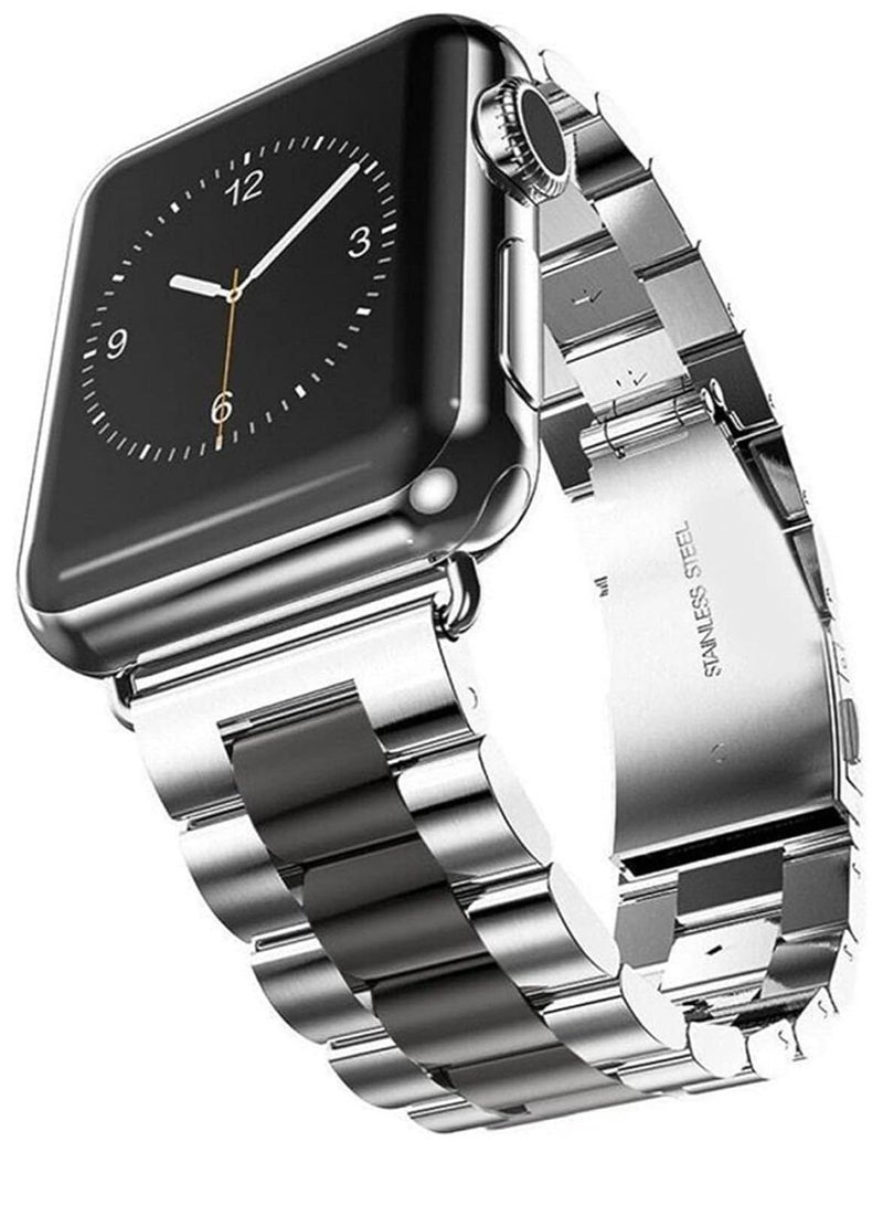 Gravity Metal Bands Compatible with Apple Watch Band 41mm, Stainless Steel Magnetic Absorption Strap, Wristband for iWatch Band for Apple Watch Series 7/ - Image 1