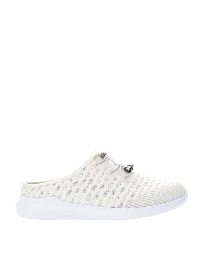 Propét Women's Travelbound Slide Sneaker, White Daisy, 10 Wide - Image 1