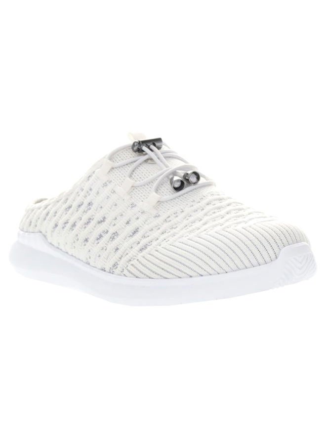 Propét Women's Travelbound Slide Sneaker, White Daisy, 10 Wide - Image 3