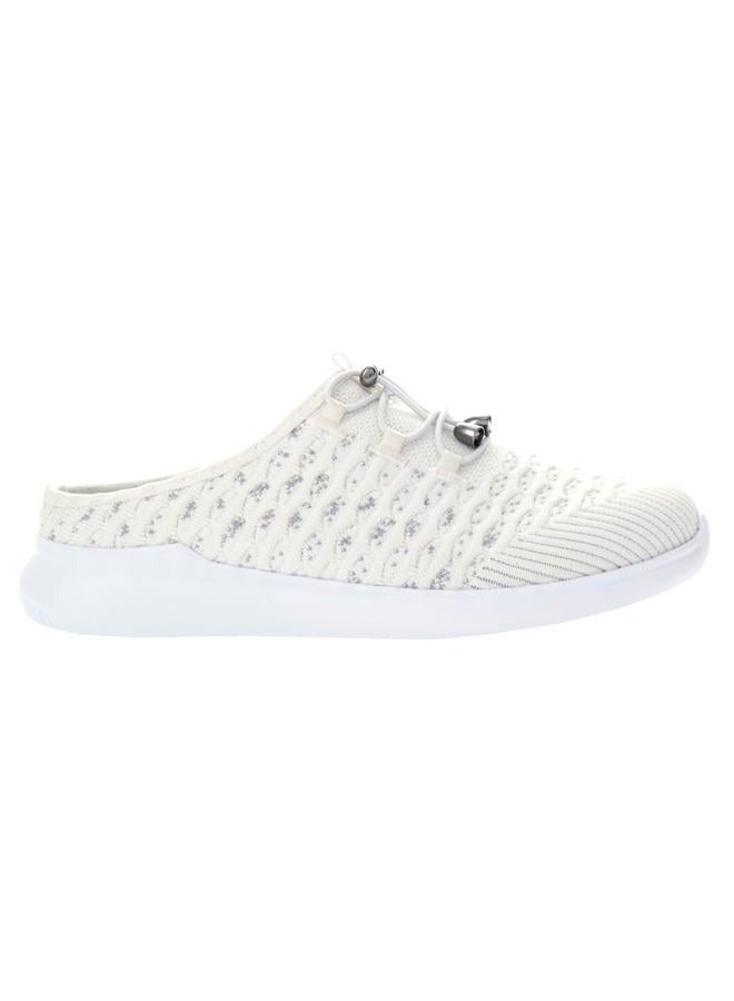 Propét Women's Travelbound Slide Sneaker, White Daisy, 10 Wide - Image 2