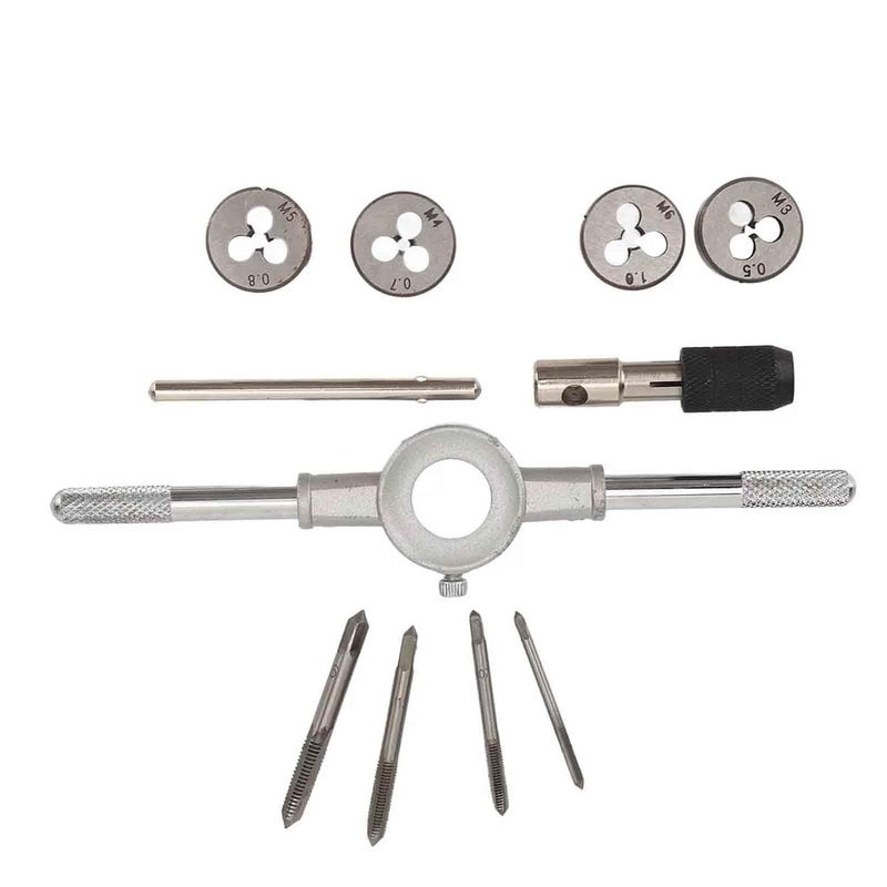 NityaEcommerce Tap Die SetTap Die Metric Tool10 Pcs Metric Tap Die Wrench Set M3 M4 M5 M6 Bearing Steel Standard Tap Die Metric Tool Thread Repair Tool - Image 5