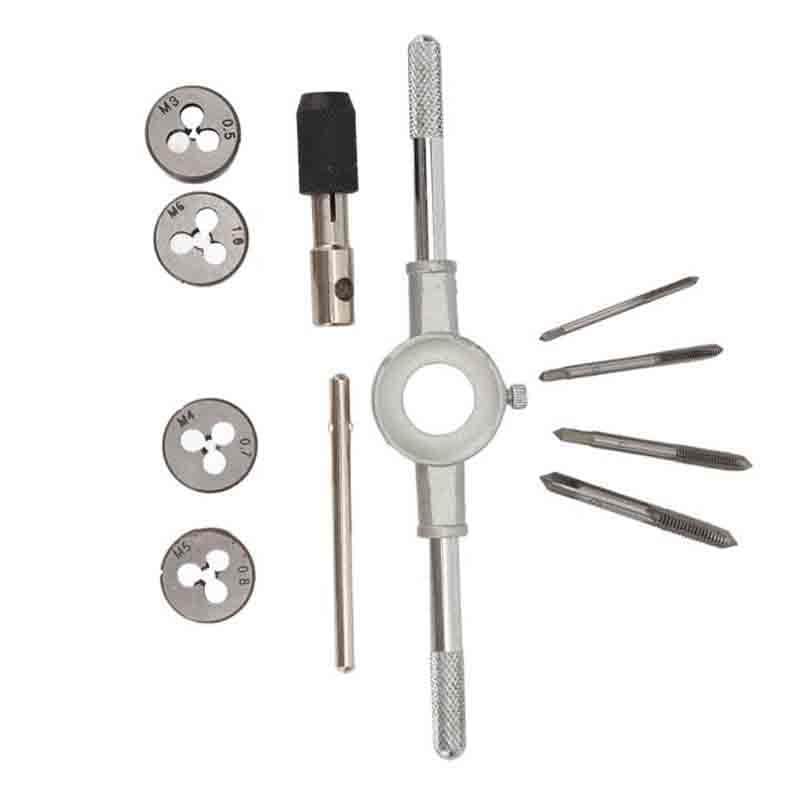 NityaEcommerce Tap Die SetTap Die Metric Tool10 Pcs Metric Tap Die Wrench Set M3 M4 M5 M6 Bearing Steel Standard Tap Die Metric Tool Thread Repair Tool - Image 4