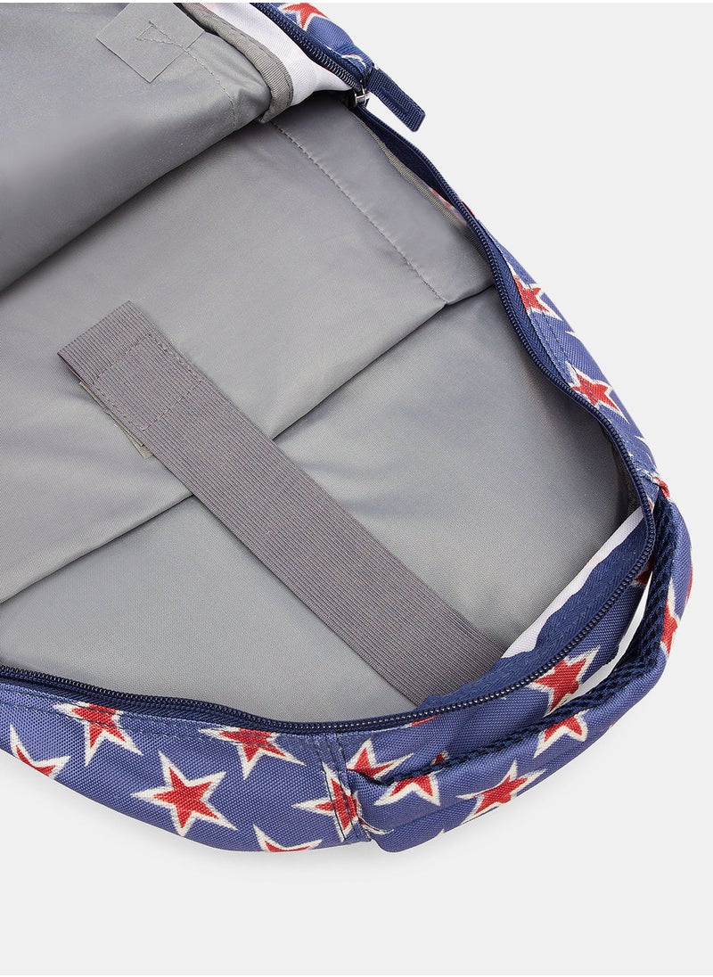 Bank - Unisex Star Print Backpack - Image 1