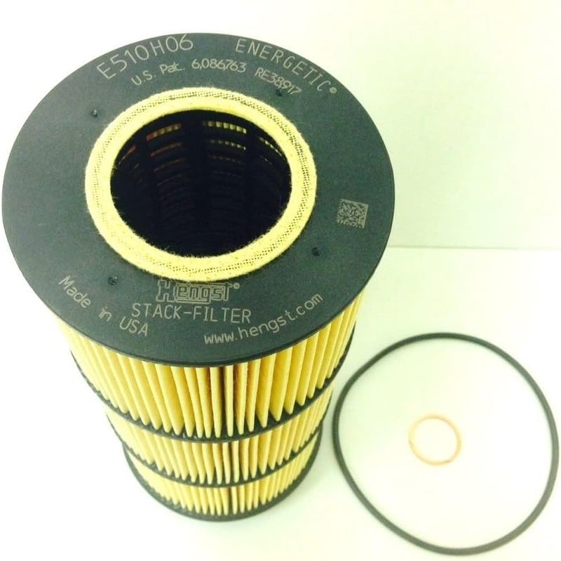 Hengst Case of 2 Oil Filters for Freightliner Detroit Diesel DD13 DD15 DD6 - OEM A4721800509 - Image 2