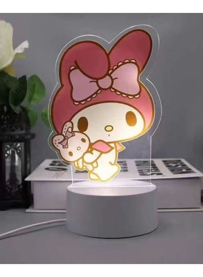 3D Nightlight Festival Promotional Advertising Gift Pattern Color Printing UV Colorful Table Lamp Creative Gift-Specifications:USB Tri-color Variable Band 303 Switch-Dimensions:UV Custom 5  - Image 1