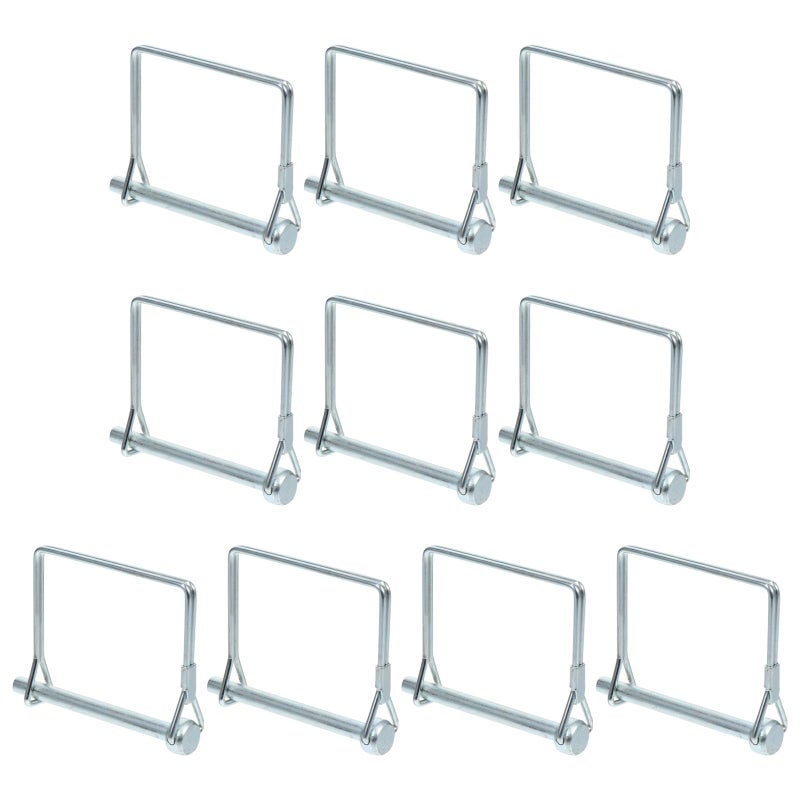 10pcs 6x65mm Quadrangular Lock Pins Spring Safety Coupler Quick Release for Trailer Farm Lawn - Image 2