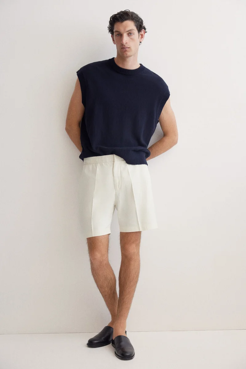 H&M Regular Fit Linen-blend shorts