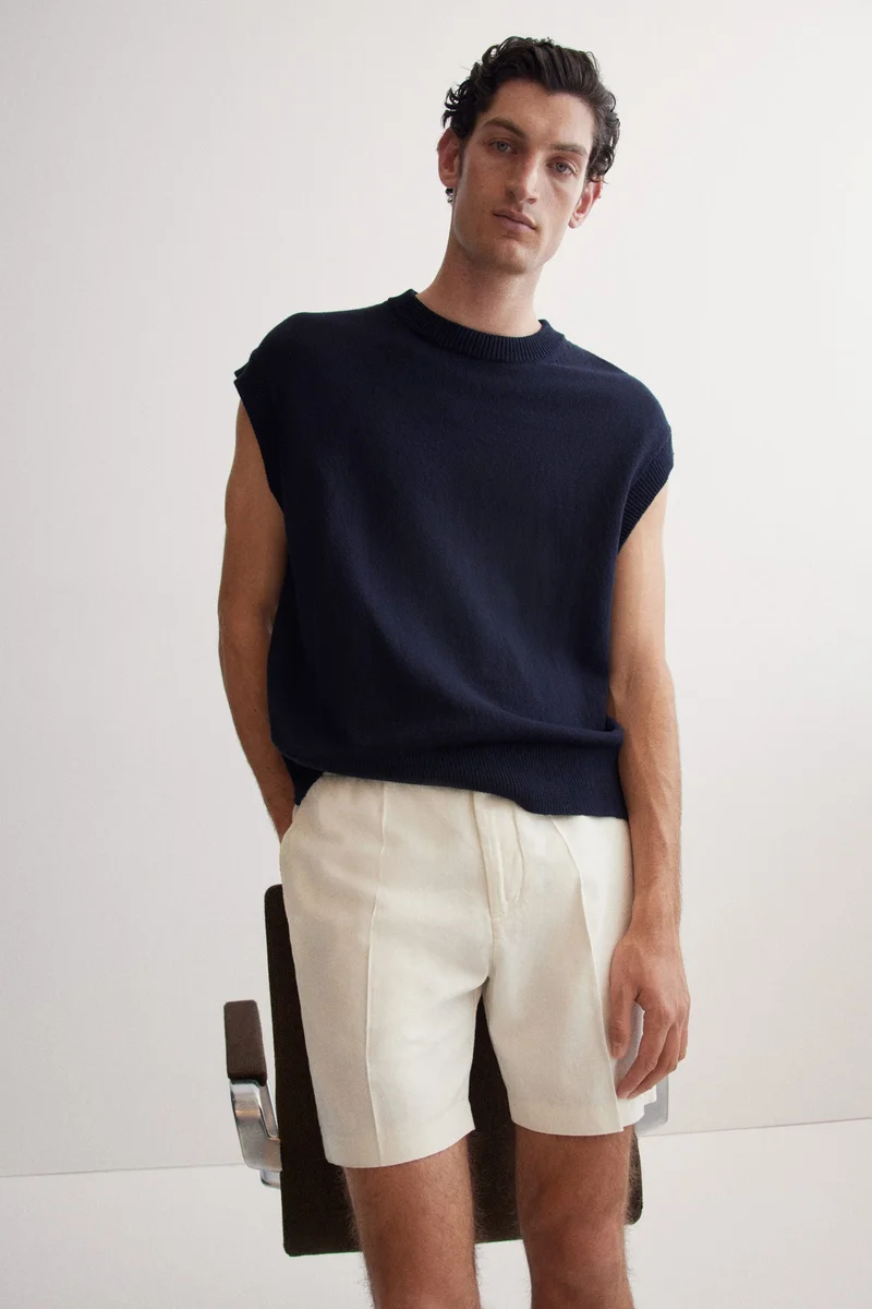 H&M Regular Fit Linen-blend shorts