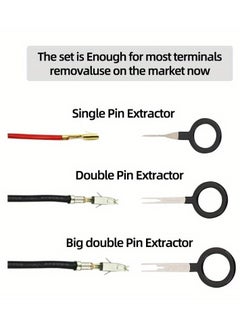 Generic 41pcs Universal Car Terminal Removal Repair Tool Wire Plug Connector Extractor Puller for Car Terminals Disassembly Hand Tools  - Image 3