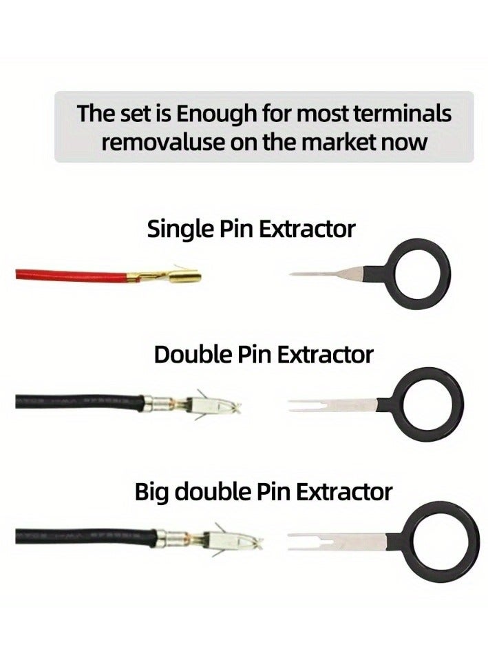 Generic 41pcs Universal Car Terminal Removal Repair Tool Wire Plug Connector Extractor Puller for Car Terminals Disassembly Hand Tools  - Image 3