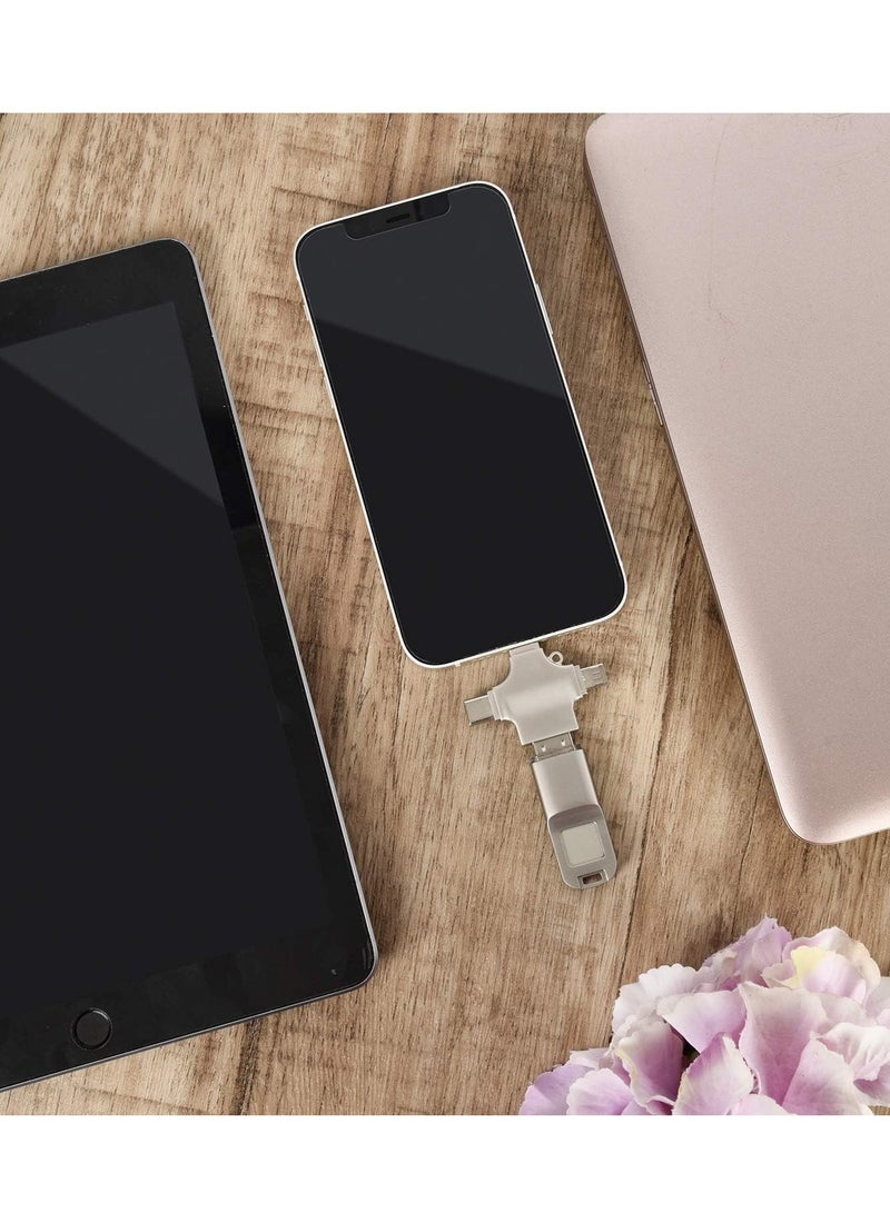 General Fingerprint USB3.0 Encrypted Flash Drive 64G Memory Stick Pen Zip Drive Biometric Security Protection Thumb Drive for PC Smartphone Laptop.  - Image 5