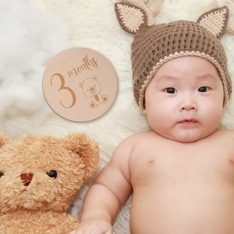 1 Set Baby Monthly Cards Baby Monthly Marker Discs - Image 2