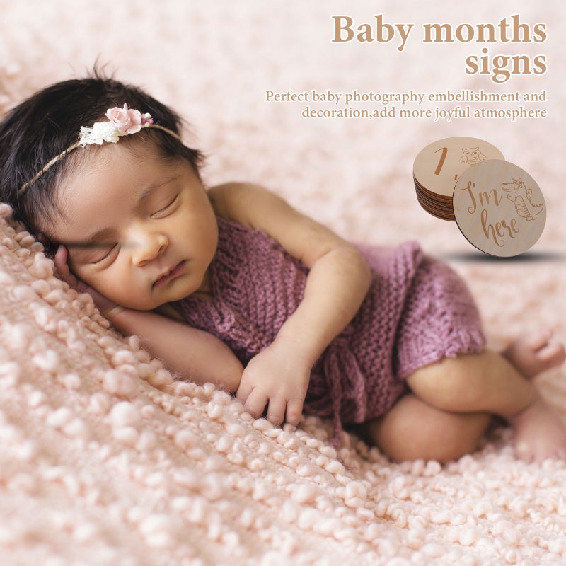 1 Set Baby Monthly Cards Baby Monthly Marker Discs - Image 5