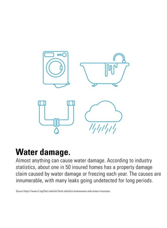 إيف جهاز كشف تسربات المياه الذكي Eve Water Guard - كابل استشعار بطول 6.5 قدم، صفارة إنذار بقوة 100 ديسيبل (Apple HomeKit)، إشعارات التطبيقات، بلوتوث، مؤشر ترابط - Image 3