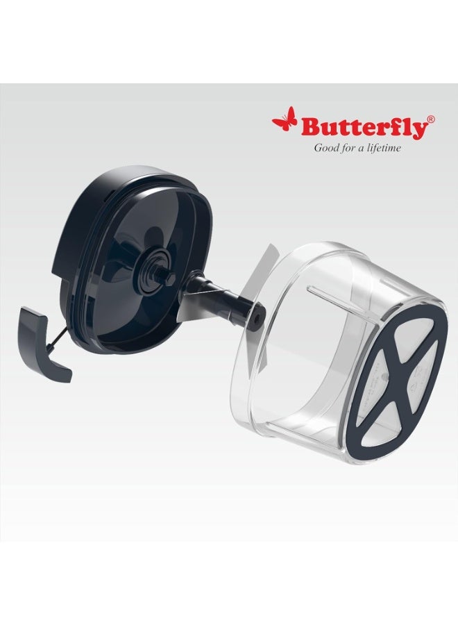 باترفلاي Butterfly Hero 500W Mixer Grinder And Vegetable Chopper, Grey - 500 Watts - Image 3