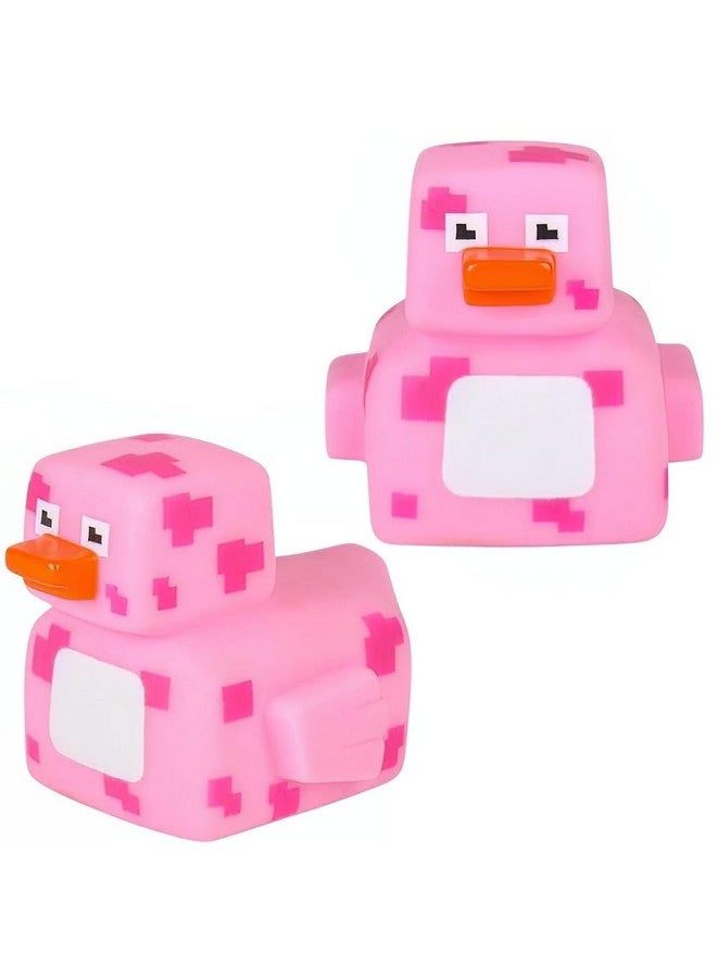 Rhode Island Novelty 2" Pixelated Rubber Duckies - Image 3