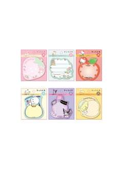 SYOSI Cute Sticky Notes, Kawaii Notes Pads 4.0×3.35 In Small Sticky Notes Self-Sticky Note Personalized Sticky Notes Cute School Supplies Fun Office Supplies for Study and Decoration Party(6 Pack )  - Image 1
